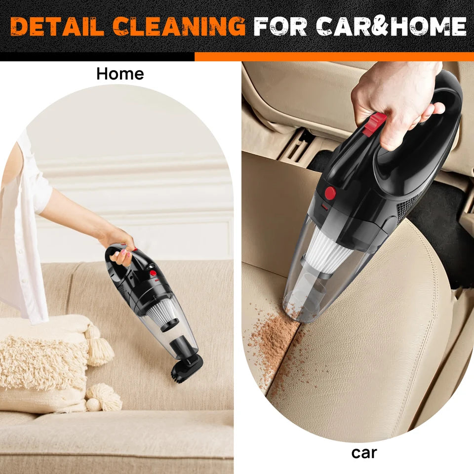 Handheld Vacuum Cleaner Cordless Strong Suction Portable Hand Vacum for Home Car Hoover,Mini RechargeableHEPA Filter LED